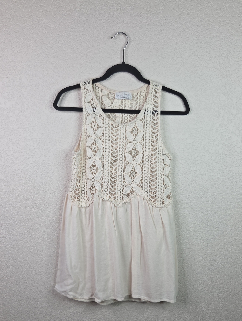 Audrey 3+1 Cream Crochet Lace Dress